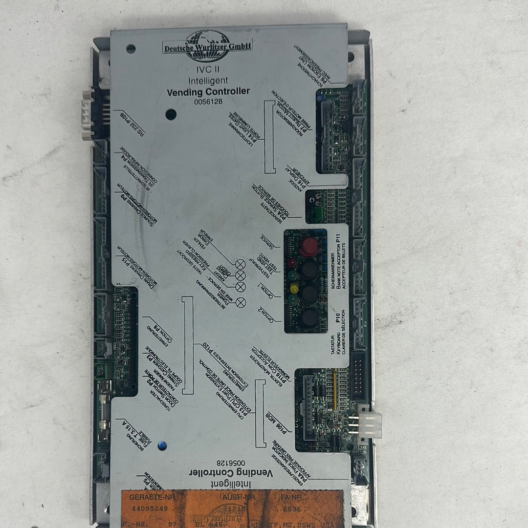 Wurlitzer 645 Snack Vending Machine – IVC2 Control Board Tested (Used)