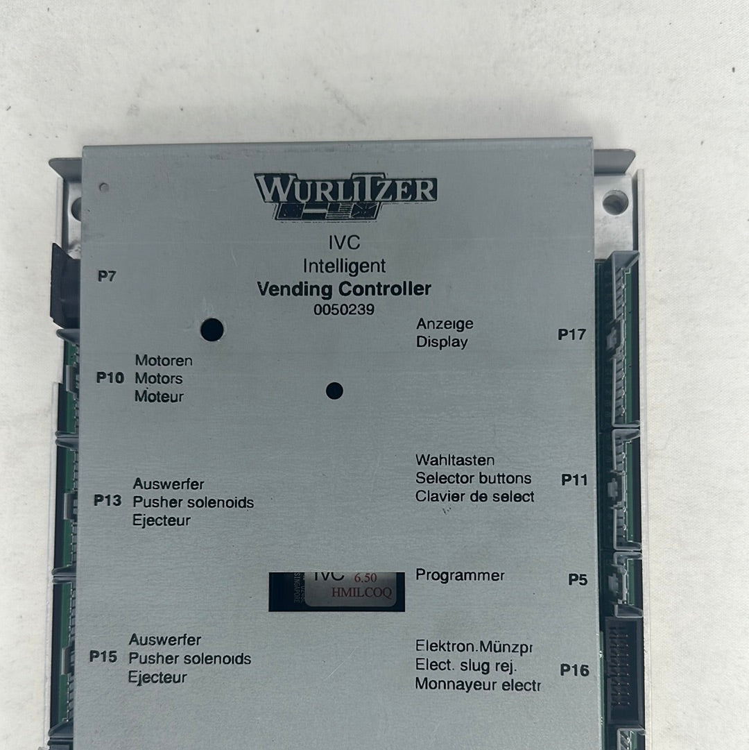 Wurlitzer 645 Snack Vending Machine Control Board – IVC Programming (Used; Tested)