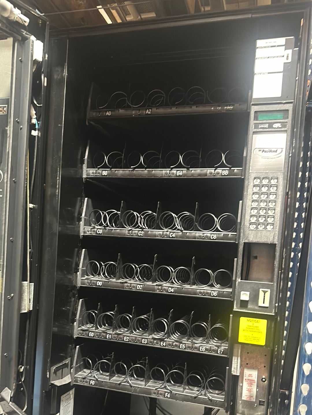 Refurbished Crane GPL 160D Snack Vending Machine – 28 Selections + Gum/Mint Slots, MDB, Credit Card Capable
