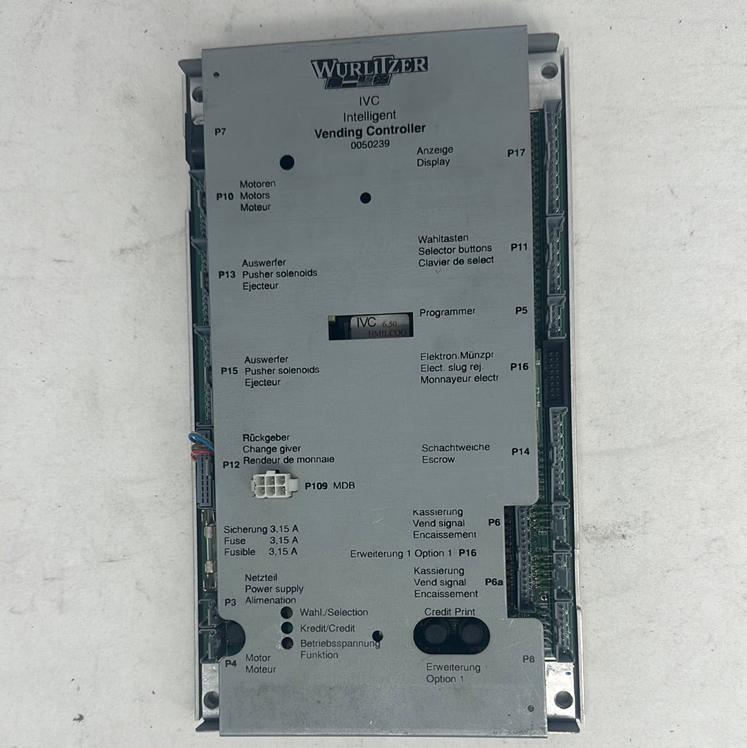 Wurlitzer 645 Snack Vending Machine Control Board – IVC Programming (Used; Tested)