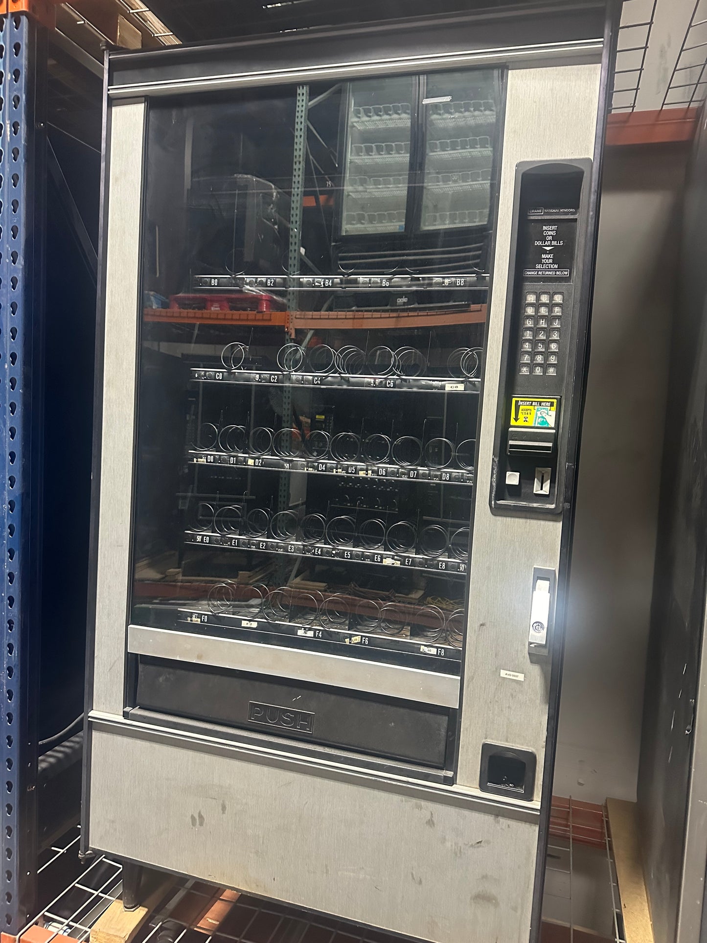 National 157 Snack Center Vending Machine – 65 Selections