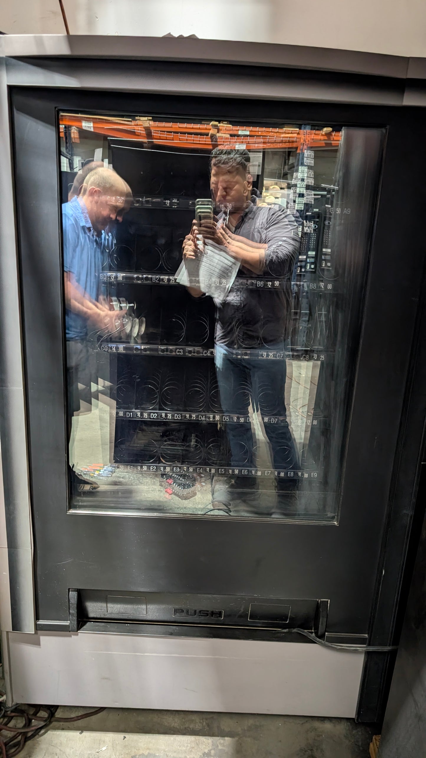 CRANE NATIONAL 455 FROZEN FOOD VENDING MACHINE