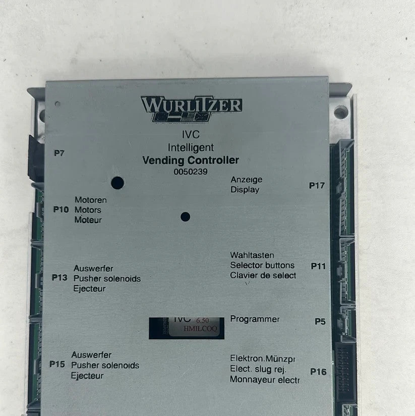 Wurlitzer 645 Snack Vending Machine Control Board – IVC Programming Used,tested
