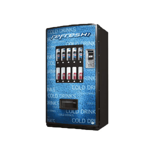 Vendo 721 Blue Refresh – Bottle & Can Vending Machine (New)
