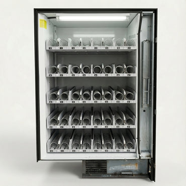 Vendo Vue 40 Glass-Front Beverage Vending Machine – Robotic Delivery, 40 Select