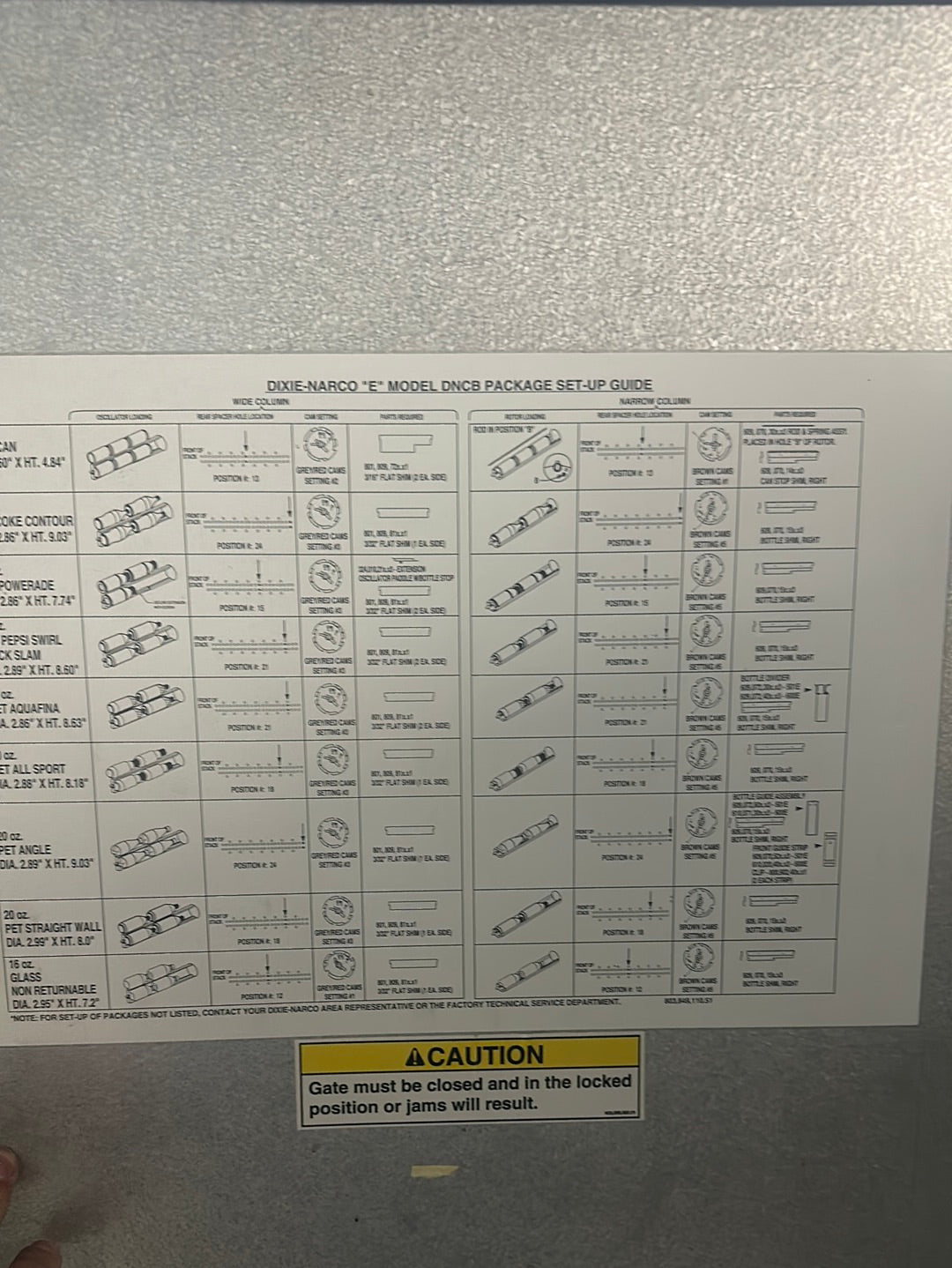 Dixie Narco 501e soda vending machine