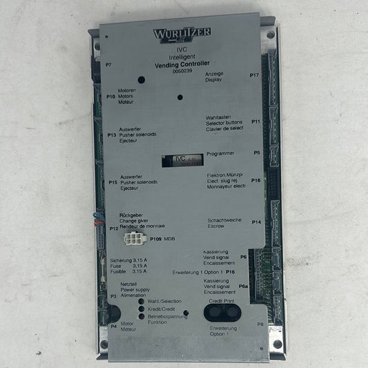 Wurlitzer 645 snack vending machine control board IVC