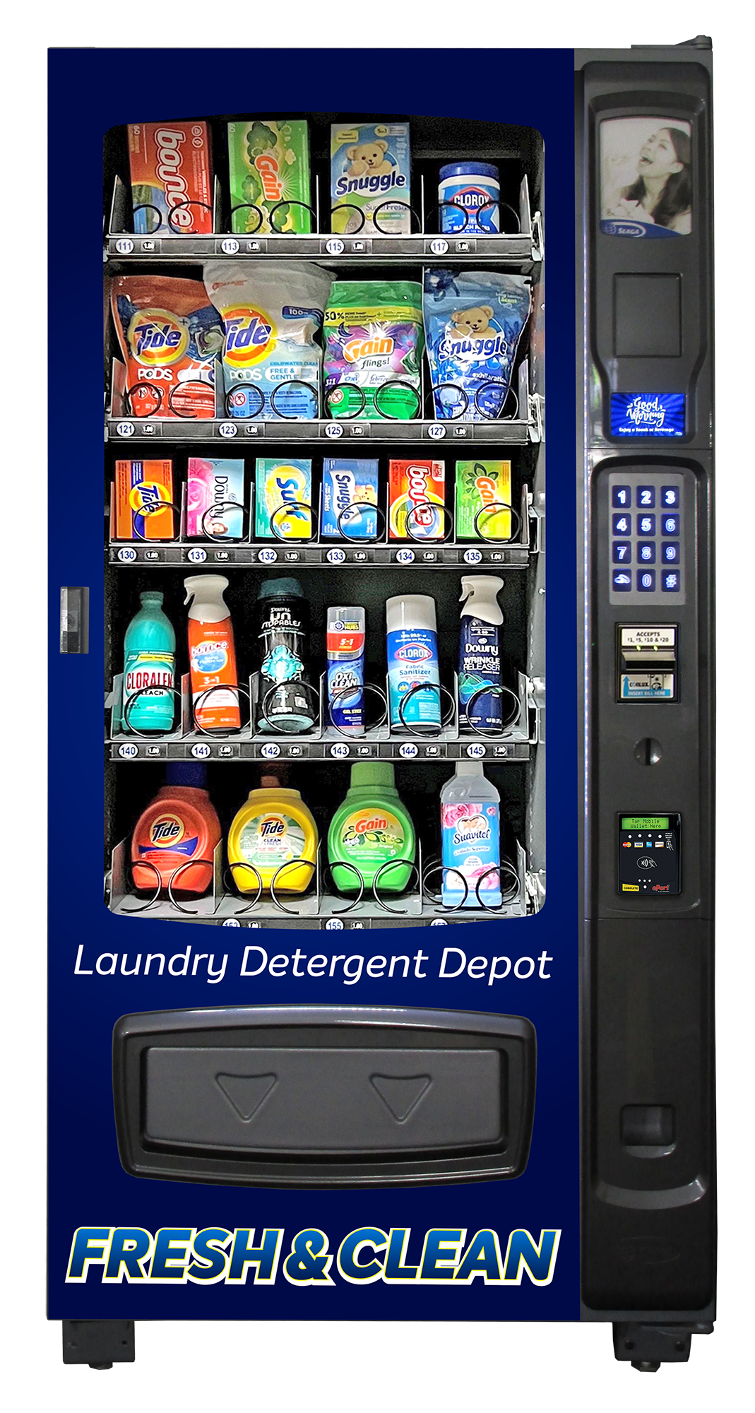 Seaga Envision 4-Wide Laundry