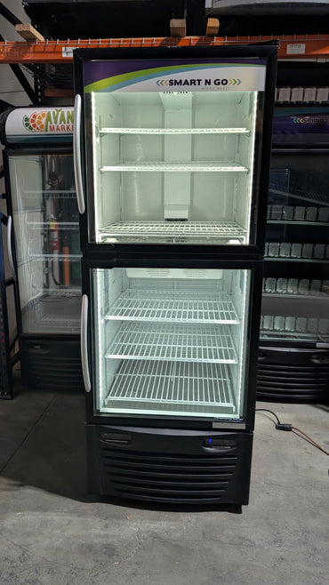 Minus Forty 22-USGF 30 One Section Display Freezer w Swing Door - Bottom Mount