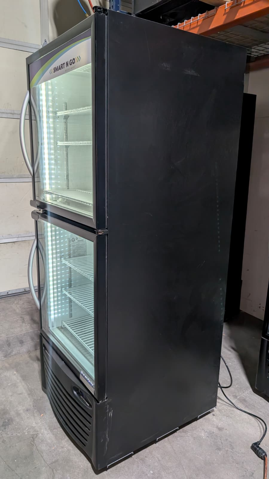 Minus Forty 22-USGF 30 One Section Display Freezer w Swing Door - Bottom Mount