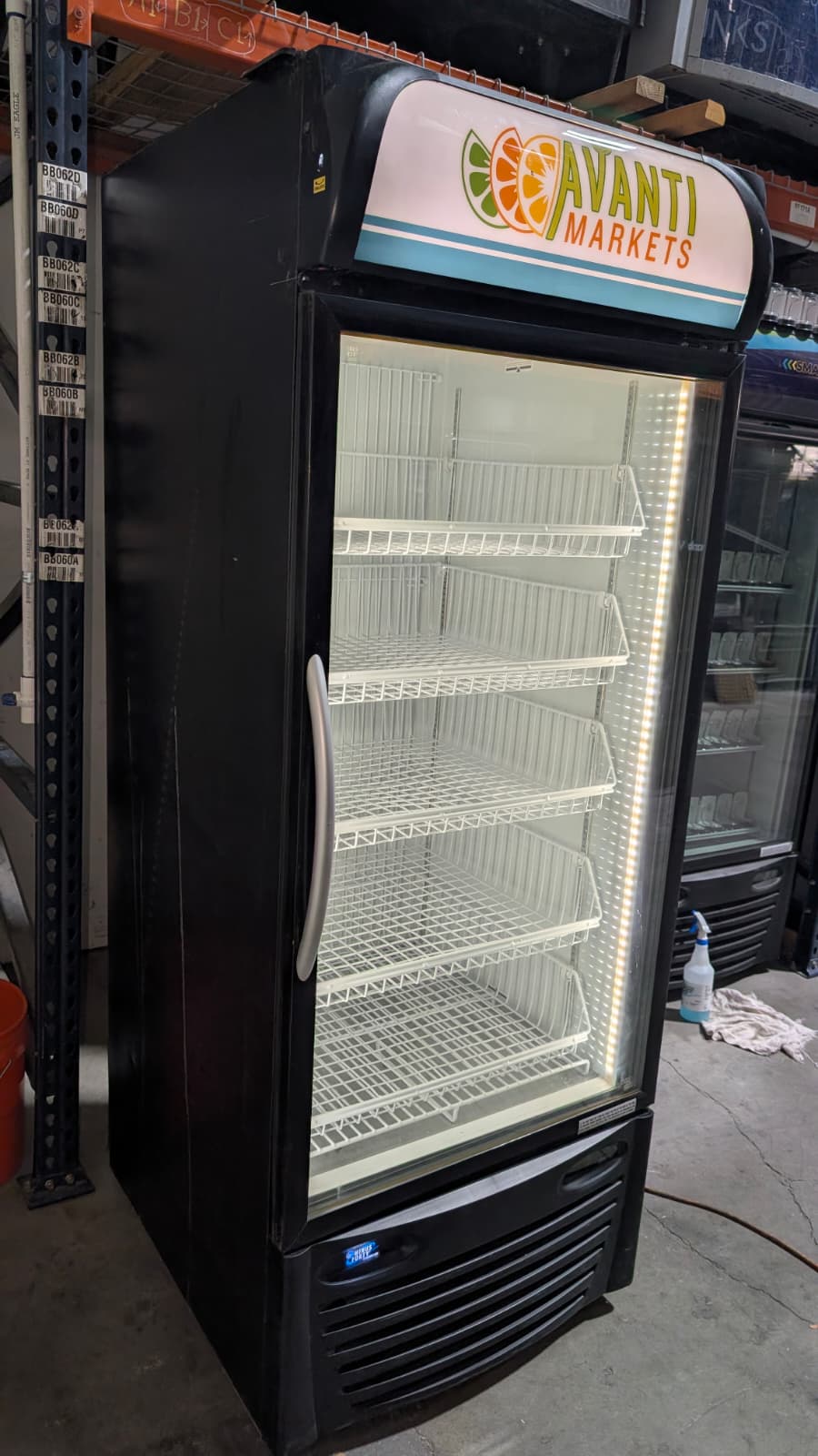 Minus Forty 22-USGF 30 One Section Display Freezer w Swing Door - Bottom Mount