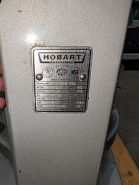Hobart A-200T Countertop 20 Qt Dough Mixer Missing Guard, Agitator