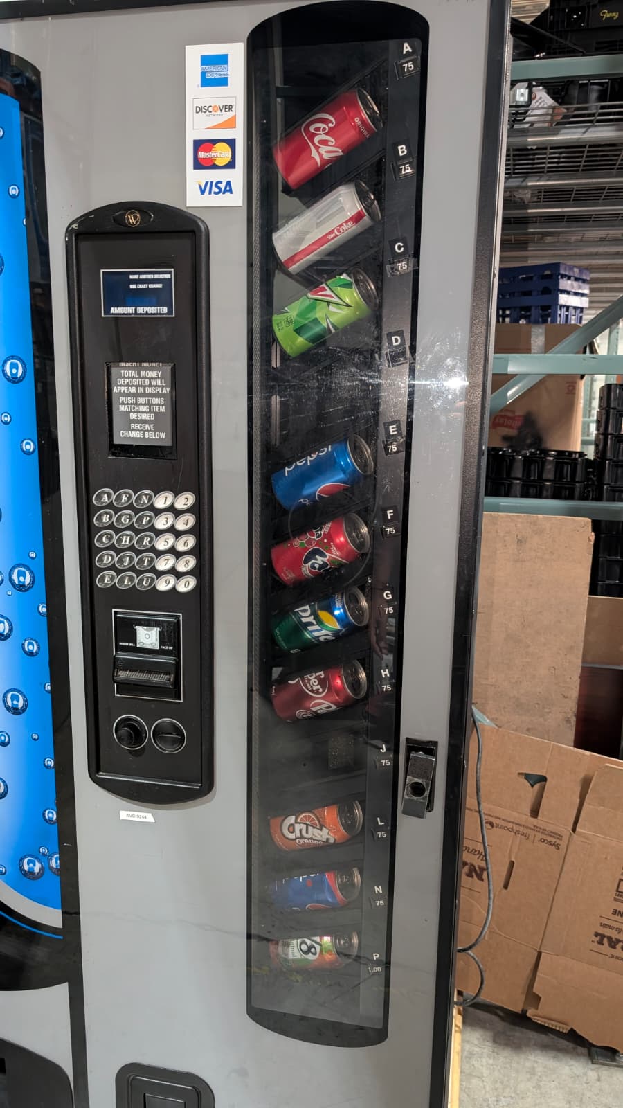 Wittern FSI USI Model 3151 Cold Soda Vending Machine