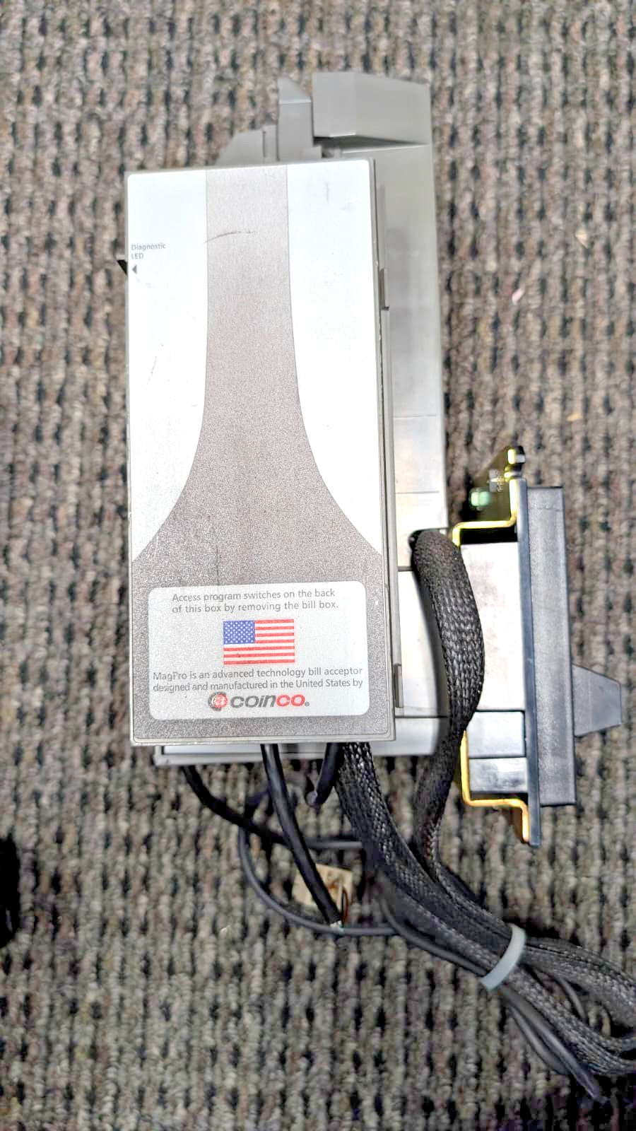 $1 $5 $10 $20s Coinco MAG32SA Bill Acceptor 24Volt