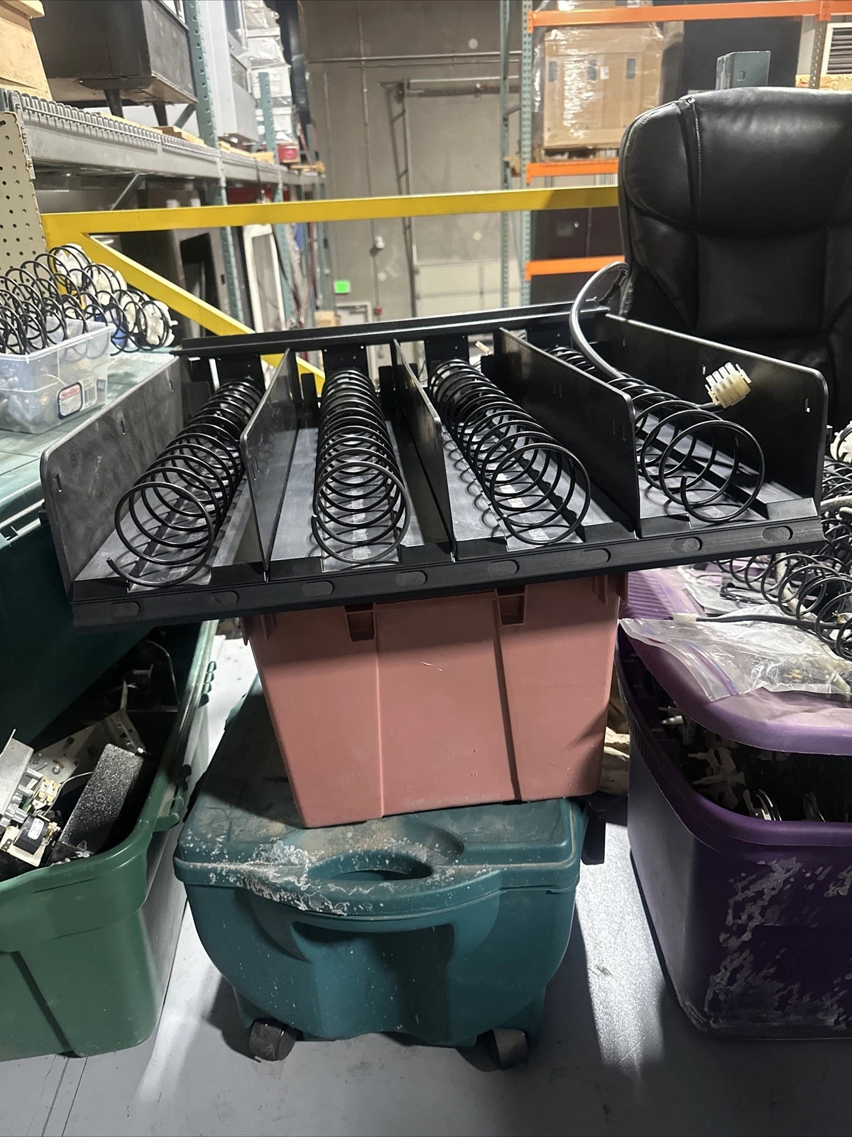 USI Vending Machine Shelf. 12 Count Snack Augers.