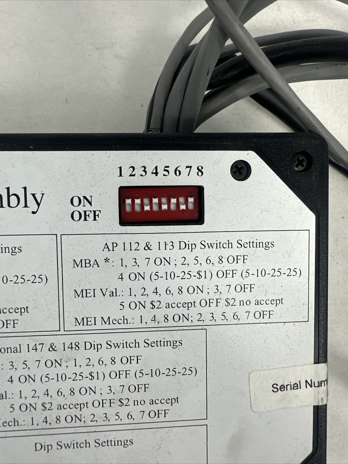 Vending Machine Conversion Kit Ap/national