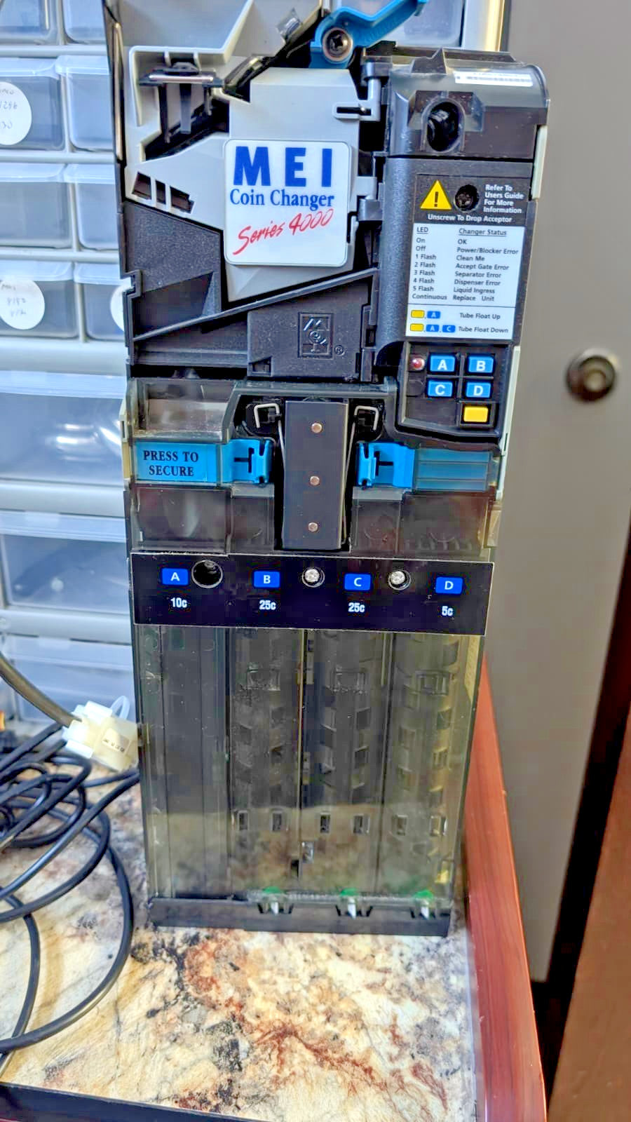 MEI Mars VN4000, 120 Volt, 12 Pin Harness, Refurbished with 90 Day Warranty