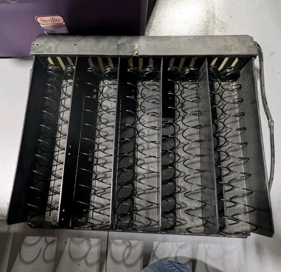 USI Wittern 3155 3155B Combo Snack Vending Machine Shelf Trays Dual Coil 5 Wide
