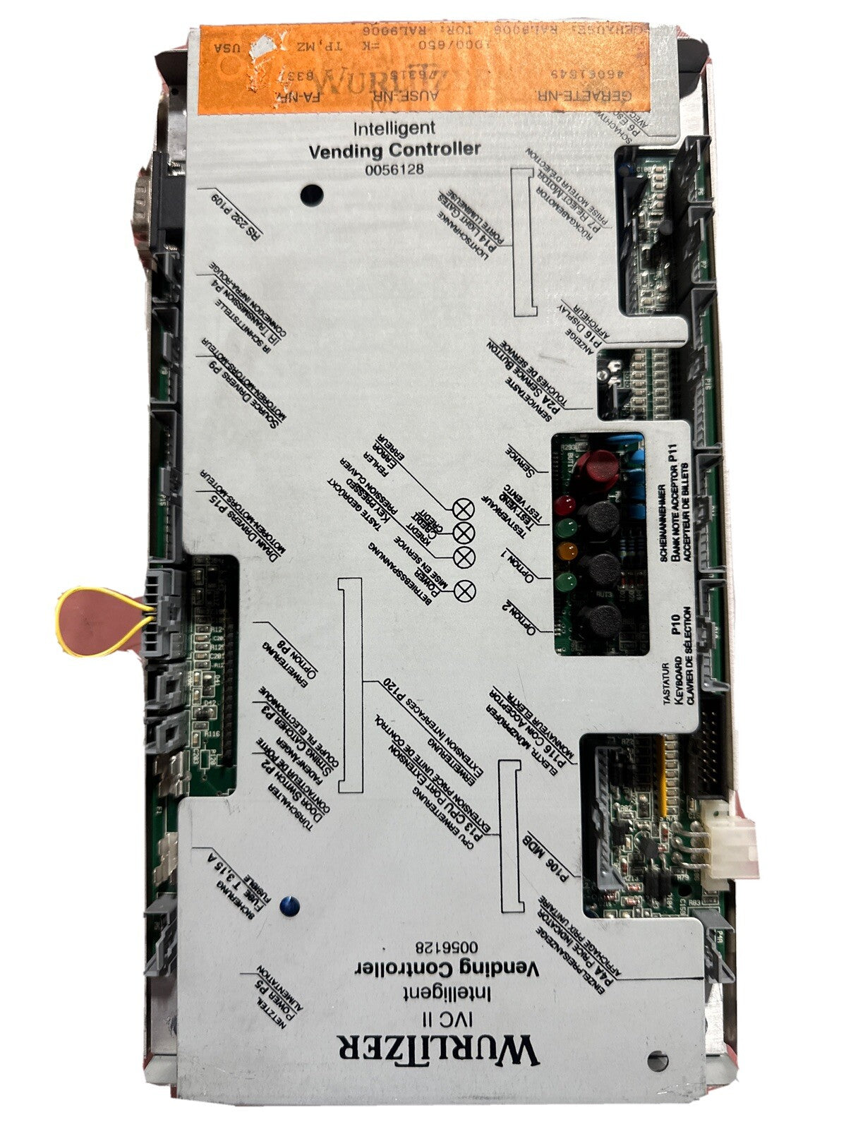 Wurlitzer 645 Snack Vending Machine Control Board