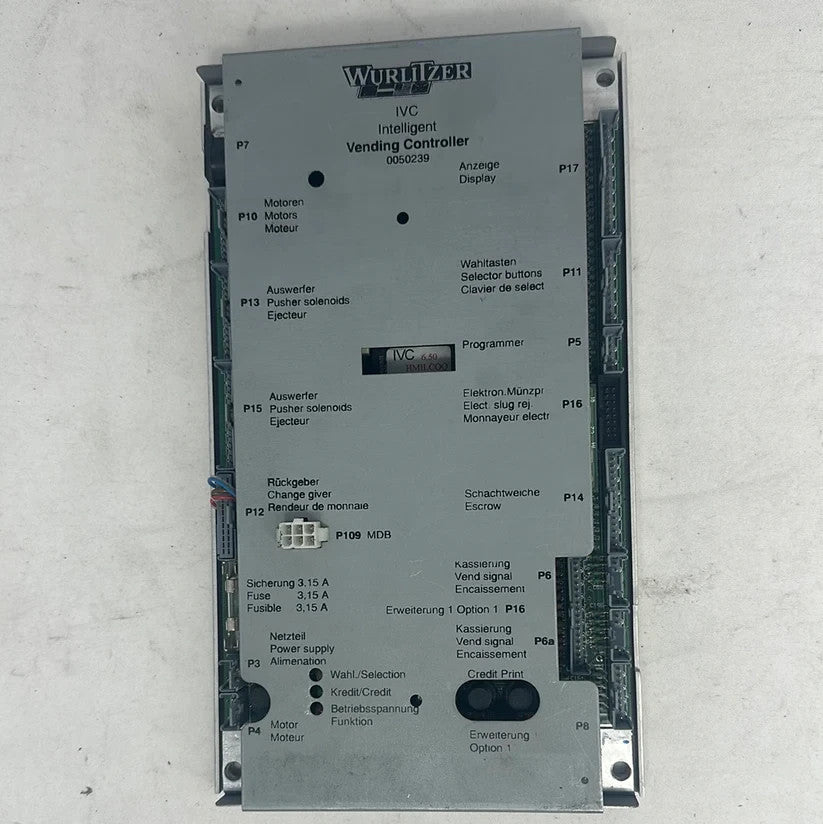Wurlitzer 645 Snack Vending Machine Control Board – IVC Programming Used,tested