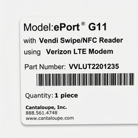 ePort® G11 Kit by Cantaloupe – Credit Card Reader with 4G/LTE Telemetry