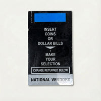 Crane National 145 146 snack machine bezel plate