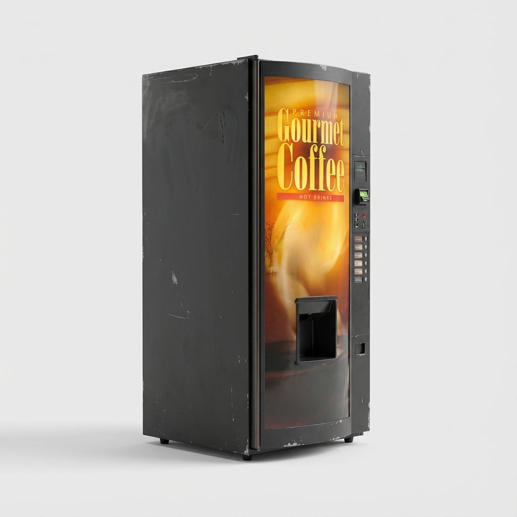 National 677D Coffee Vending Machine – Dual Cup Sizes, 2-Bean Grinder, Specialty Flavors