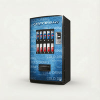 Vendo 721 Blue Refresh – Bottle & Can Vending Machine (New)
